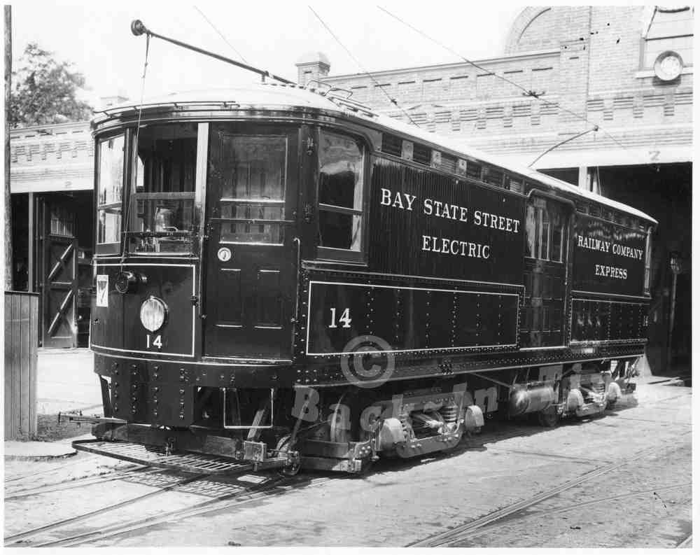 Bay State Street Railway Co. Car #14 Electric Express - large