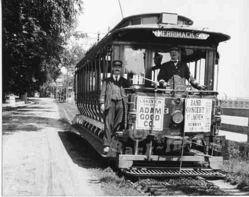 Merrimack Square Streetcar, Mass.