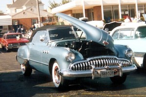 1949 Buick hood open right